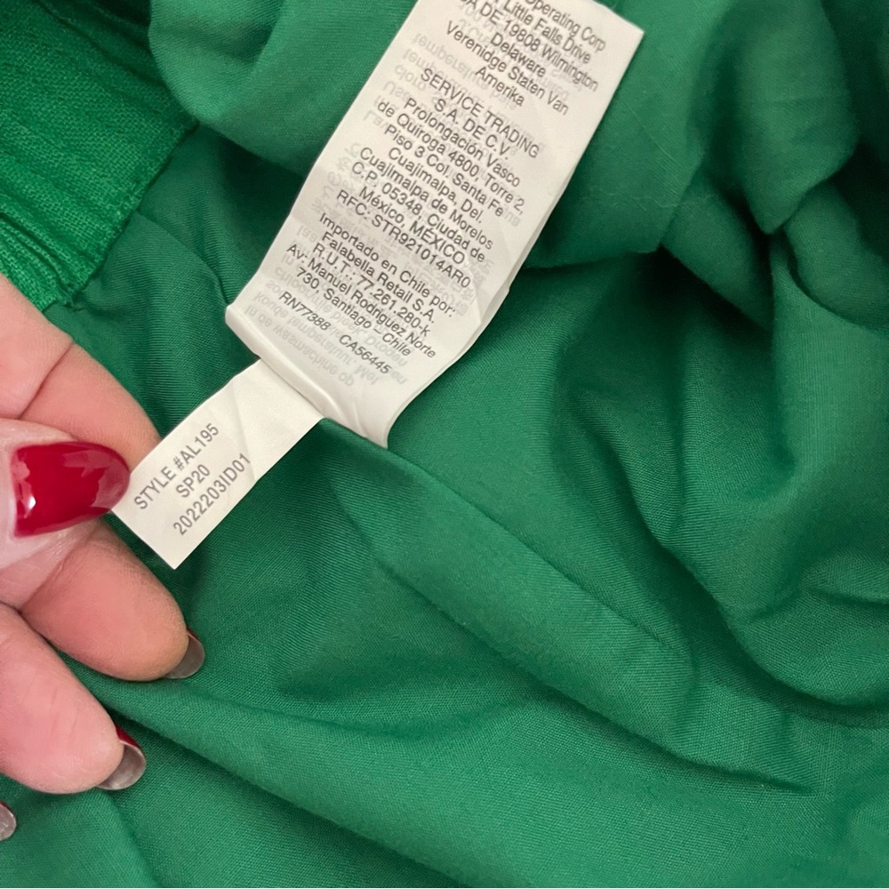 J. Crew Vibrant Green Scalloped Mini Skirt Size 0 - Picture 10 of 10